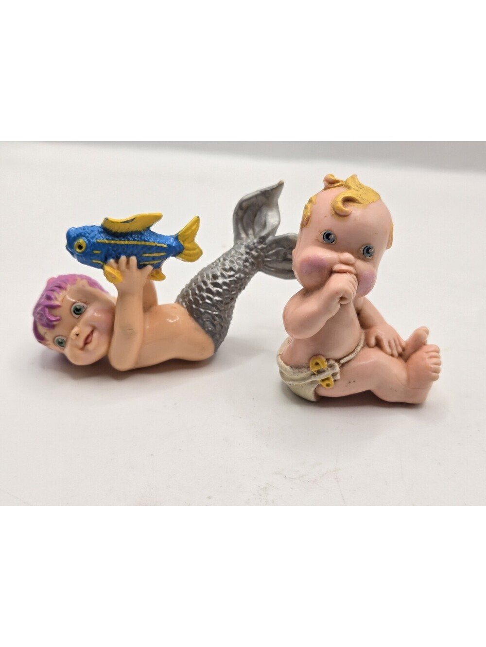 Vintage 1991 1992 Galoob Magic Diaper Babies Merbabies Lot Figurine Mermaid Fish